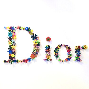 J'adore Collages intitulée "J'adore" par Géraldine G., Œuvre d'art originale, Collages Monté sur Carton
