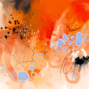 Good vibrations Digital Arts titled "Good vibrations" by Chantal Proulx, Original Artwork, Digital Painting