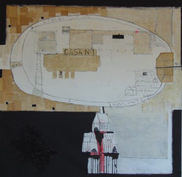 La esquina silenciosa y el espacio vacío "La esquina silencio…" başlıklı Tablo Sofia Pirosanto tarafından, Orijinal sanat, Akrilik
