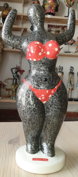 Sculpture titled "coco" by Siberil Rey, Original Artwork, Ceramics