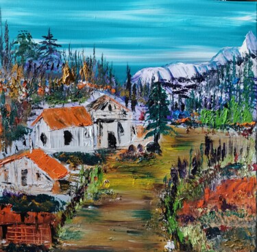Peinture intitulée "In Alpilles" par Pascal Jung, Œuvre d'art originale, Huile