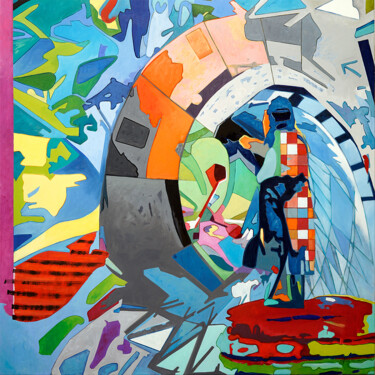 Die letzte Grenze, Nr. 2 | Original Öl Gemälde auf Leinwand Peinture intitulée "Die letzte Grenze,…" par Uwe Fehrmann, Œuvre d'art originale, Huile