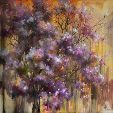 Malerei mit dem Titel "Blossoming. During…" von Zhanna Kondratenko, Original-Kunstwerk, Öl Auf Keilrahmen aus Holz montiert