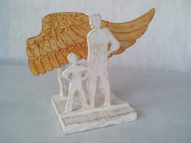 Escultura intitulada "Dream of Freedom" por Pedro Guimarães, Obras de arte originais, Madeira