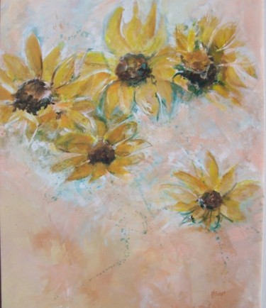 Peinture intitulée "Ivre de Lumière" par Anne-Frédérique Ferret, Œuvre d'art originale, Huile