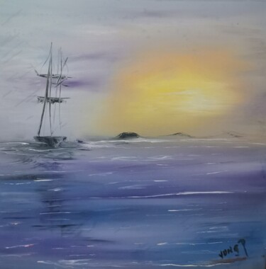 Peinture intitulée "High hopes" par Pascal Jung, Œuvre d'art originale, Huile