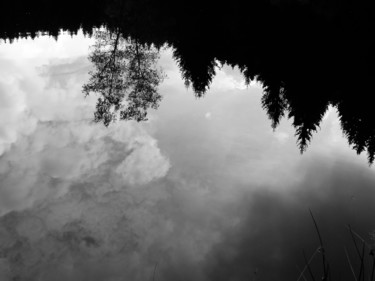 Photography titled "Reflets noirs et bl…" by Frédérique Vallee, Original Artwork, Non Manipulated Photography