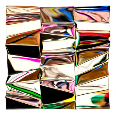 Photographie intitulée "Mirror Reflections…" par Dana And Stephane Maitec, Œuvre d'art originale, Light Painting