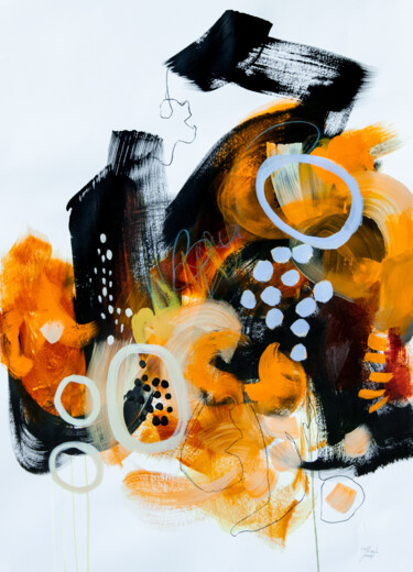 Conversations intimes Peinture intitulée "Conversations intim…" par Chantal Proulx, Œuvre d'art originale, Acrylique