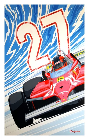 Pintura titulada "GILLES" por Arthur Benjamins, Obra de arte original, Acrílico