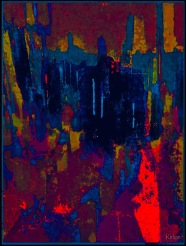 Digital Arts titled "Le Sang des Vignes…" by Kirlian, Original Artwork, Digital Painting