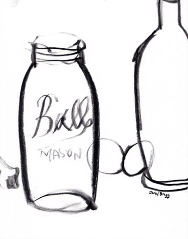 Still Life with Ball Mason Jar