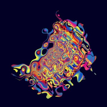 「Dragon's Head - #14…」というタイトルのデジタルアーツ Jeb Gaitherによって, オリジナルのアートワーク, 2Dデジタルワーク