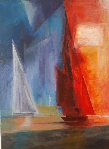 绘画 标题为“-” 由Gaetano Scilla, 原创艺术品, 丙烯