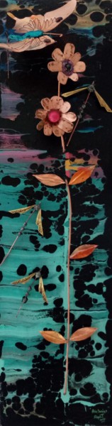 Painting titled "" Printanier "" by Riquet Faure, Original Artwork, Oil
