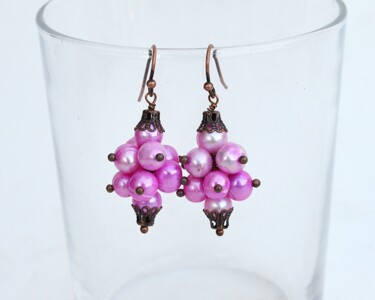 Design intitulée "Small happy pearls…" par Irena Zelickman, Œuvre d'art originale, Bijoux