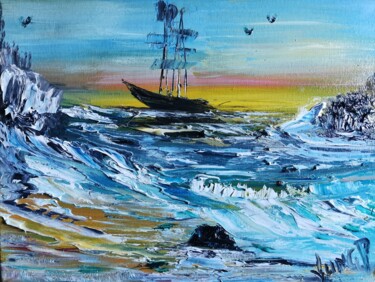 Peinture intitulée "One moment" par Pascal Jung, Œuvre d'art originale, Huile