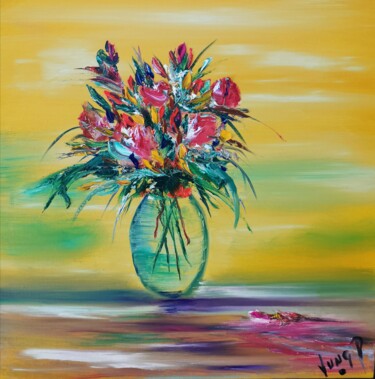 Peinture intitulée "One day, special ém…" par Pascal Jung, Œuvre d'art originale, Huile