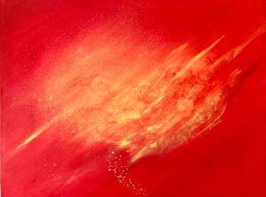 Peinture intitulée "Peinture abstraite…" par Florence Féraud-Aiglin, Œuvre d'art originale, Acrylique