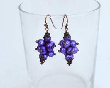 Design intitulée "Small happy pearls…" par Irena Zelickman, Œuvre d'art originale, Bijoux