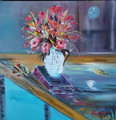 Peinture intitulée "Mystic" par Pascal Jung, Œuvre d'art originale, Huile