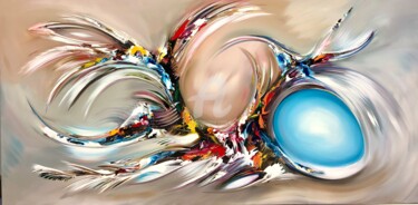 Painting titled "Visual Touch.." by Gena Genadyj, Original Artwork, Acrylic