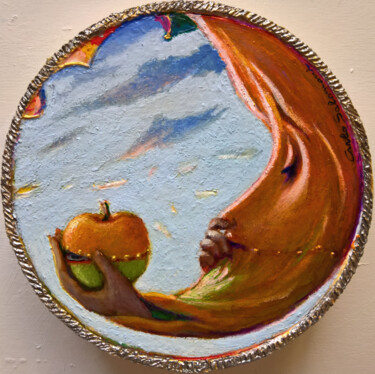 Pittura intitolato "TEMPTATION" da Carlo Salomoni, Opera d'arte originale, Acrilico Montato su Altro pannello rigido