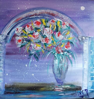 Peinture intitulée "For ever" par Pascal Jung, Œuvre d'art originale, Huile