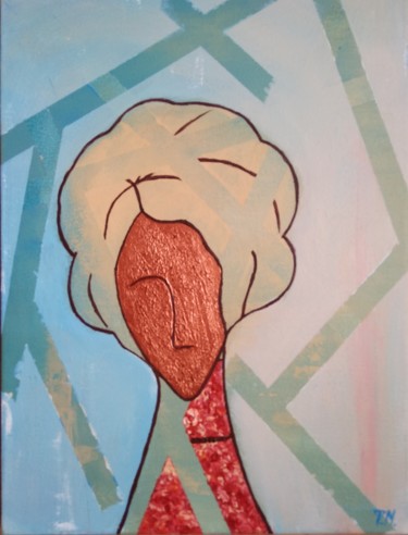 Painting titled "Геометрия" by Tatiana Moskalenko, Original Artwork, Acrylic