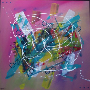 Peinture intitulée "Étude 8B" par Claude Gascon, Œuvre d'art originale, Acrylique