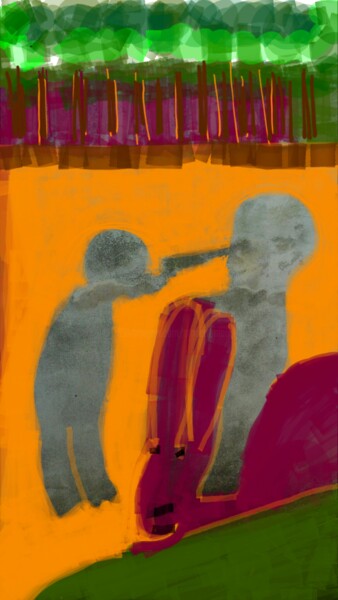 Digital Arts titled "Wall Lesson 4:  The…" by Mangani', Original Artwork, Photo Montage