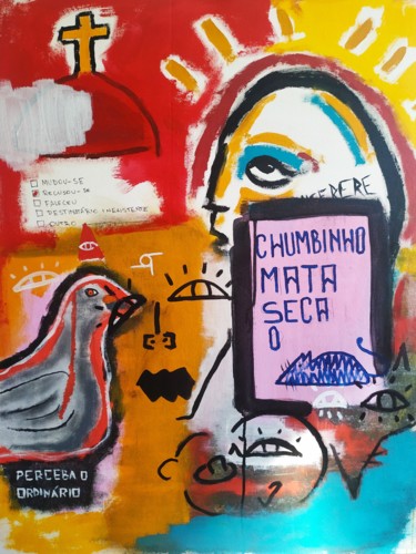Pintura intitulada "Uruguaiana" por Guilherme Moreira, Obras de arte originais, Acrílico