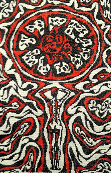 Textile Art titled "Heavenly gift" by Svetlana Veretina, Original Artwork, Embroidery