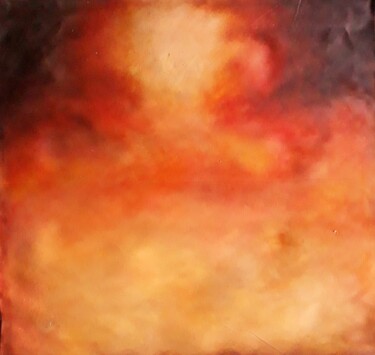 Painting titled "Sunset I - ArtistSu…" by Sandra Sousa, Original Artwork, Oil