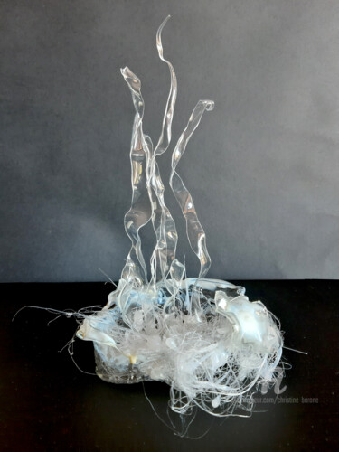 Structure 0.7 雕塑 标题为“Structure 0.7” 由Christine Barone, 原创艺术品, 塑料