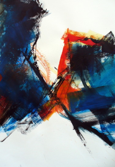 Dessin intitulée "CALDERA-6" par Jacques Reverdy, Œuvre d'art originale, Acrylique
