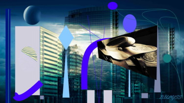 Digital Arts titled "Dallas Open" by Marc Bulyss, Original Artwork, Digital Painting