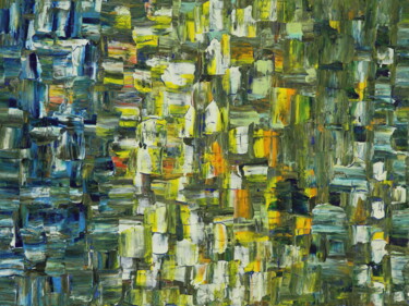 Peinture intitulée "mastic #029" par Philippe Combis (PhilIppe CBS), Œuvre d'art originale, Acrylique