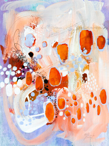 Painting titled "Toi et moi" by Chantal Proulx, Original Artwork, Acrylic