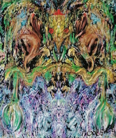 La couronne de l'empereur 图画 标题为“La couronne de l'em…” 由Richard Raveen Chester, 原创艺术品, 数字油画