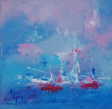 Douceur matinale Peinture intitulée "Douceur matinale" par Anna Grazi, Œuvre d'art originale, Acrylique