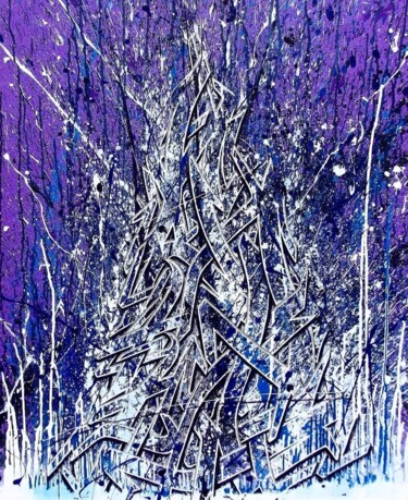 Pittura intitolato "VOLCANO" da Kesa Graffiti, Opera d'arte originale, Acrilico