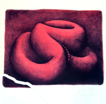Printmaking titled "vivora" by Alondra Alonso Alvarez, Original Artwork, Lithography