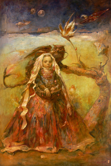 绘画 标题为“The Time of Nesting…” 由Alex V. Dolgikh, 原创艺术品, 油