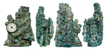 Sculpture intitulée "TIME LAPS" par Jean-Marc Philippe (Jimpy), Œuvre d'art originale, Métaux