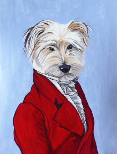 Peinture intitulée "pep's" par Christelle Vaesken, Œuvre d'art originale, Acrylique