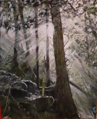 Peinture intitulée "Arthur" par Daniel Combe (DACO), Œuvre d'art originale, Acrylique Monté sur Châssis en bois