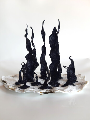 Structure 0.12 雕塑 标题为“Structure 0.12” 由Christine Barone, 原创艺术品, 塑料