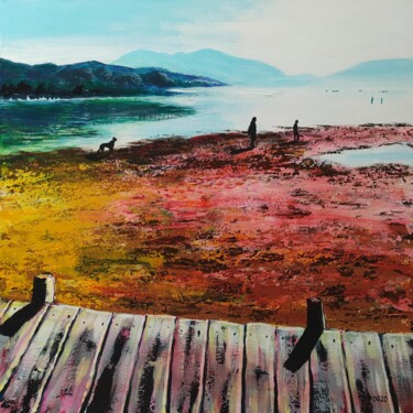 La Grève Peinture intitulée "La Grève" par David Stany Garnier, Œuvre d'art originale, Acrylique