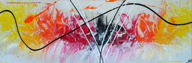 Pintura titulada "Fireflash" por Bruno Abstract Art, Obra de arte original, Acrílico